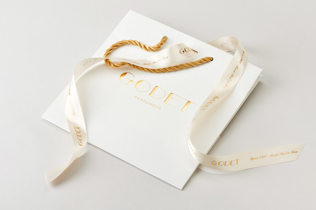 Sac Godet Ruban Impression Or Sin-Rejac